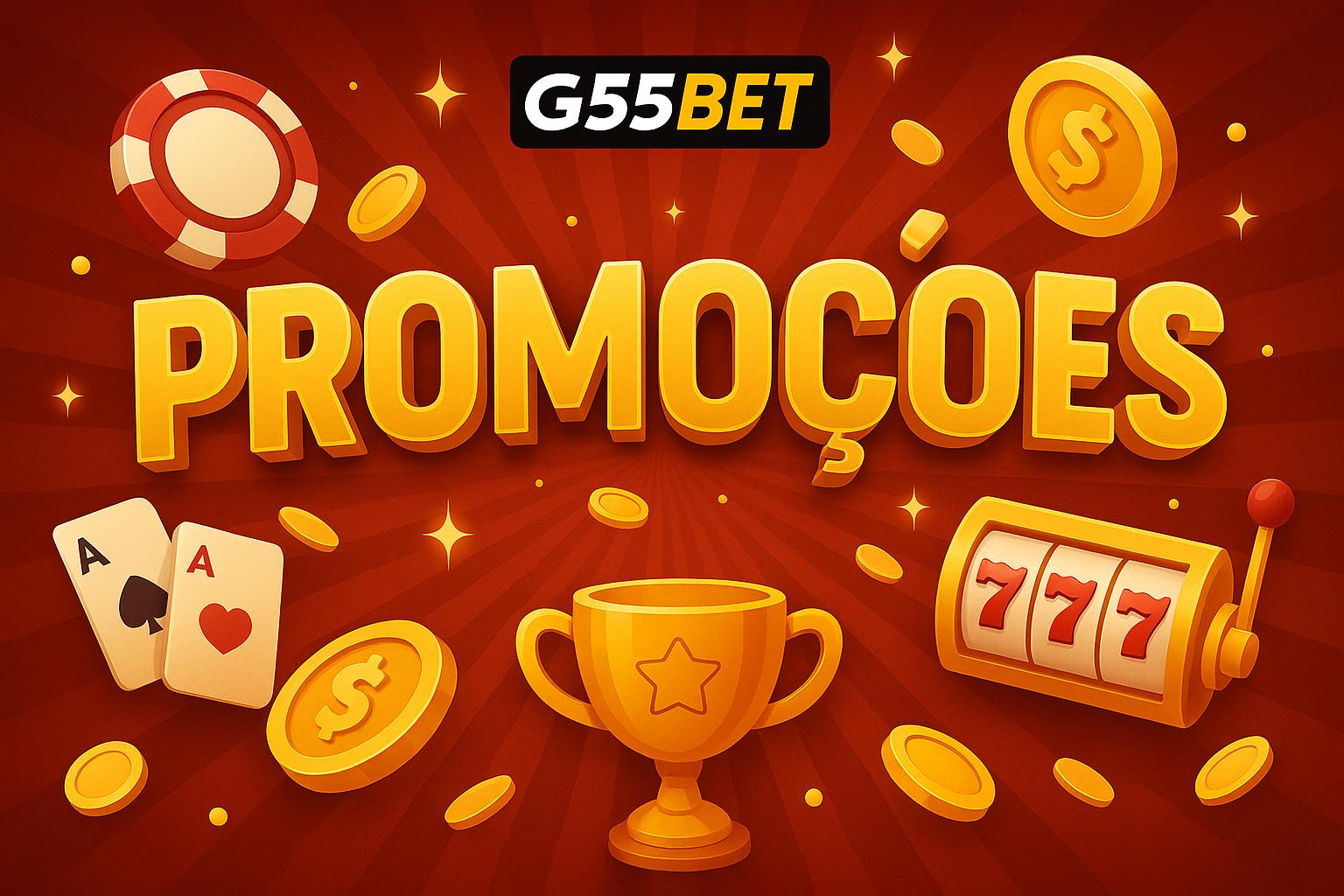 O bônus promocional G55BET é uma ótima maneira de começar sua aventura
