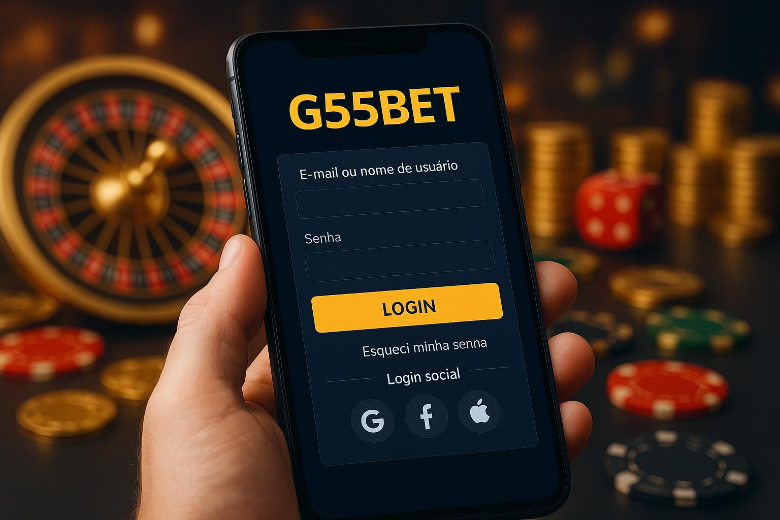 Não Perca tempo, o rRgistro na site G55BET  